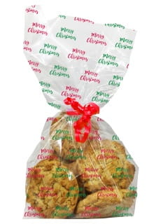 Torebki foliowe �wi�teczne MERRY CHRISTMAS (20szt.)