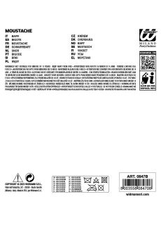 W�sy RETRO dodatek do stroju disco lata 80/90