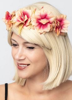 Wianek na g�ow� boho PASTELOWE KWIATY