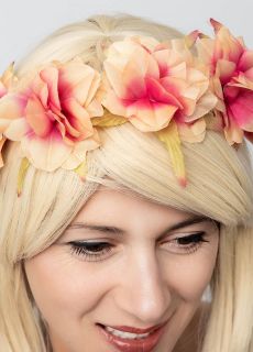 Wianek na g�ow� boho PASTELOWE KWIATY