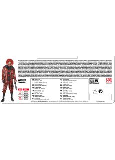 Str�j na Halloween CLOWN Z HORRORU - M