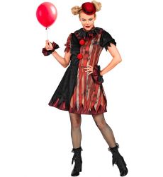 Str�j na Halloween damski CLOWN Z HORRORU - S
