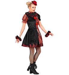 Str�j na Halloween damski CLOWN Z HORRORU - M
