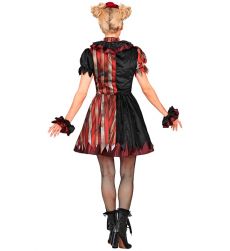 Str�j na Halloween damski CLOWN Z HORRORU - L