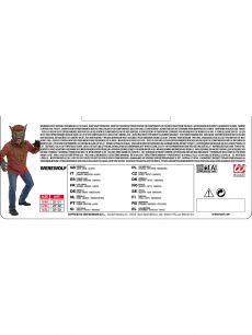 Str�j na Halloween m�ski WILKO�AK - XXL