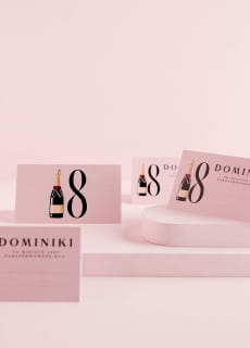 Winietki na 18 urodziny personalizowane (15szt.) winietki na urodziny winietki urodzinowe