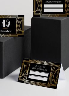 Personalizowane winietki na 40 urodziny (15szt.)