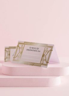 Personalizowane winietki na urodziny GLAMOUR r�owe (15szt.)