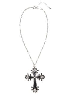 Naszyjnik krzy BLACK CROSS 