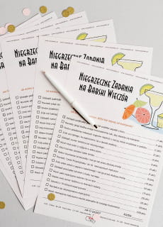 Zadania na wieczr panieski (6szt.)