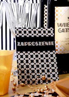 Zaproszenia personalizowane WIELKI GATSBY