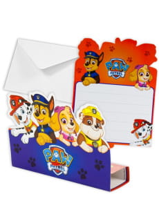Zaproszenia PSI PATROL Paw Patrol (8szt.)