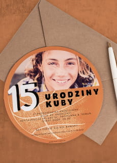 Zaproszenia ze zdj�ciem KOSZYK�WKA