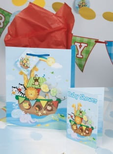 Zaproszenia na Baby Shower ARKA NOEGO (8szt.)