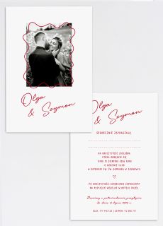 Zaproszenie na �lub ZE ZDJ�CIEM zaproszenie �lubne zaproszenie na �lub zaproszenie personalizowane