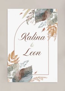 Zaproszenia �lubne BOHO