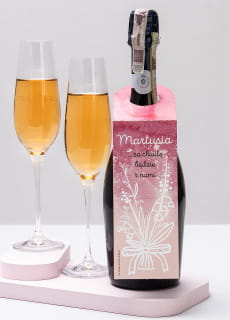 Zawieszki na butelki BABY SHOWER GIRL (4 szt.)