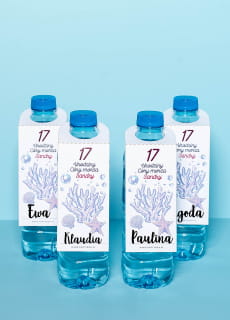Zawieszki na butelki ma�e MERMAID (8 szt.)