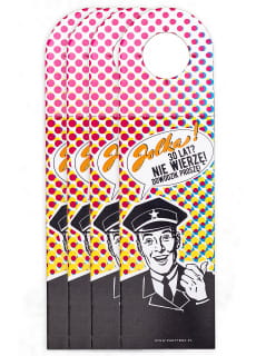 Zawieszki na alkohol POLICJA (4 szt.)