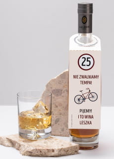 Zawieszki na butelki na urodziny rowerzysty ROWEROWO (4 szt.)