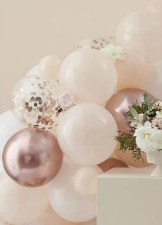 �uk balonowy ELEGANT peach & rose gold