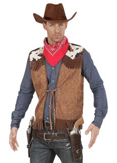 Br�zowa KAMIZELKA COWBOY XL