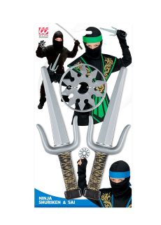 Zestaw akcesori�w Ninja SAI I SHURIKEN zestaw ninja dla dzieci akcesoria ninja dla dzieci akcesoria do stroju