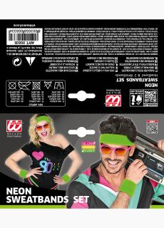 ZESTAW OPASEK w kolorze neonowym