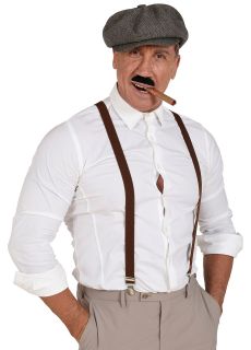Akcesoria retro LATA 30 przebranie retro dodatki retro kaszkiet m�ski szelki m�skie