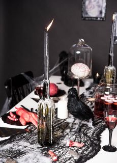 Zestaw SZTUCZNE MYSZY ozdoby na Halloween (8szt.)
