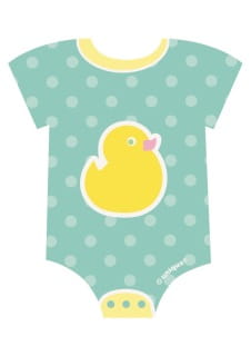 Zestaw dekoracji na BABY SHOWER