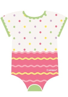 Zestaw dekoracji na baby shower BABY GIRL