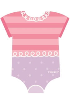 Zestaw dekoracji na baby shower BABY GIRL