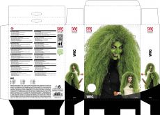 Zielona peruka WIED�MY na Halloween
