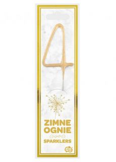 Zimny ogie� na tort CYFRA 4