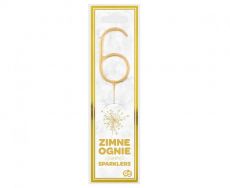 Zimny ogie� na tort CYFRA 6