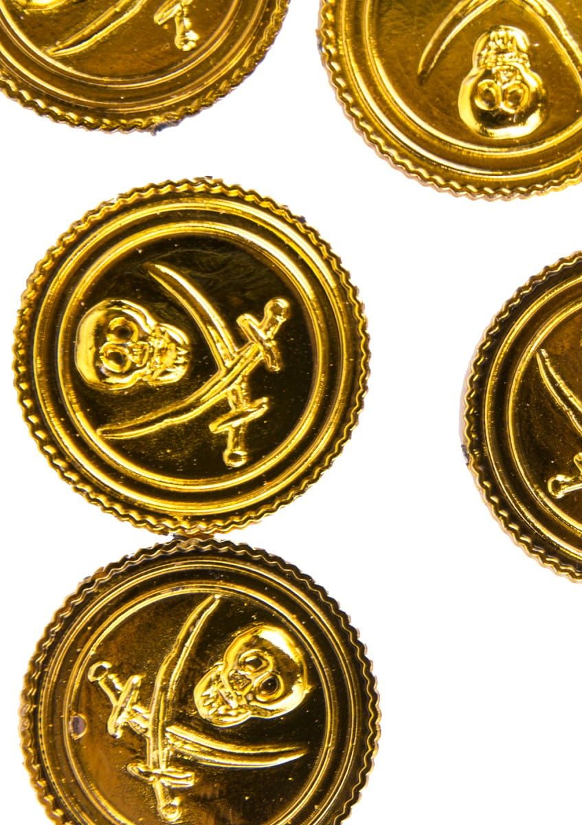 Złote monety PIRACKIE (15szt.)