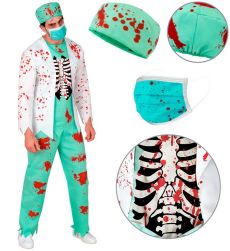 Str�j na Halloween ZOMBIE DOKTOR - XXL