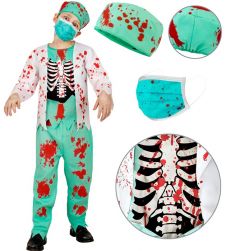 Str�j na Halloween ZOMBIE DOKTOR - 116cm