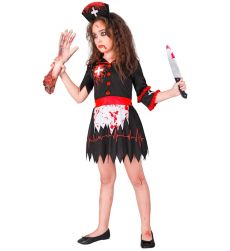 Str�j na Halloween dla dziewczynki PIEL�GNIARKA - 128cm