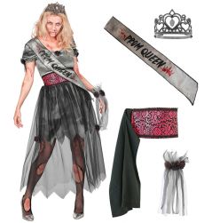 Sukienka na Halloween KR�LOWA BALU ZOMBIE - S