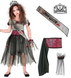 Sukienka na Halloween KR�LOWA BALU ZOMBIE - 116cm