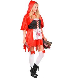 Str�j na Halloween CZERWONY KAPTUREK ZOMBIE - S