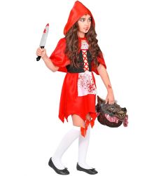 Str�j dzieci�cy CZERWONY KAPTUREK ZOMBIE 116cm