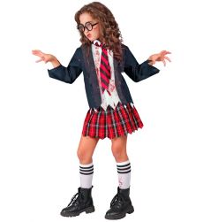 Str�j dla dziewczynki na Halloween ZOMBIE GIRL 128cm