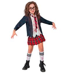 Str�j dla dziewczynki na Halloween ZOMBIE GIRL 158cm