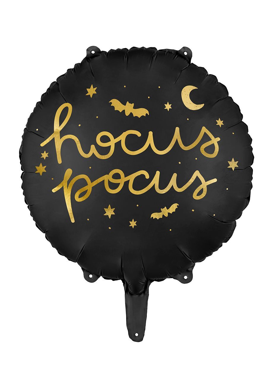 Balon na hel HOCUS POCUS czarny 45cm