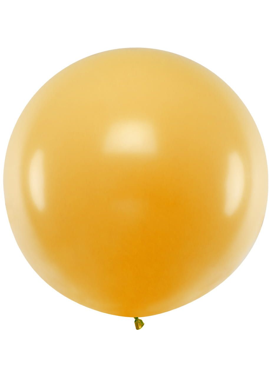 Balon metaliczny OLBRZYM złoty 1m