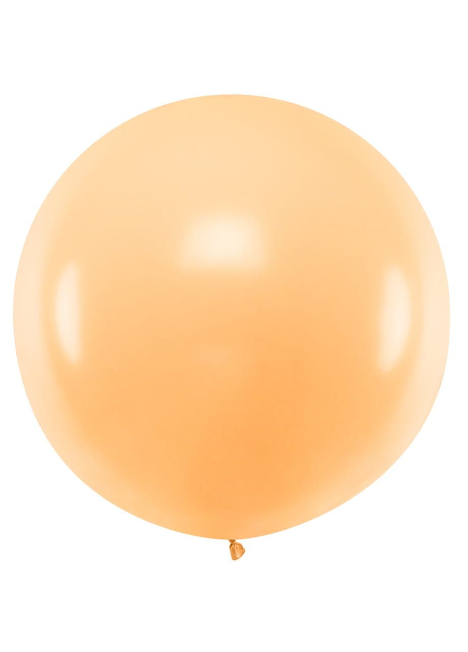 Balon pastelowy OLBRZYM pomarańczowy 1m