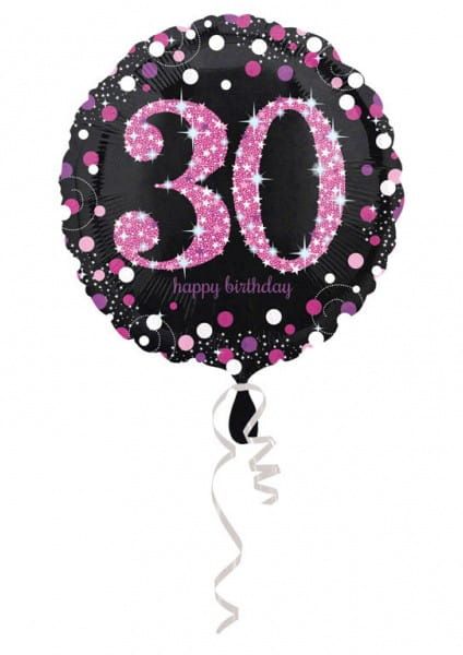 Balon foliowy 30 URODZINY Pink Celebration